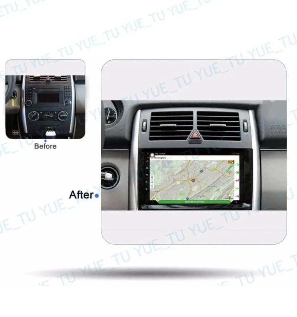 9" Android 12 Car Stereo with 4GB RAM, 64GB Storage, GPS & DSP for Benz B200 (2004-2012) W209 W169 - ZYYKZ Test Equipment