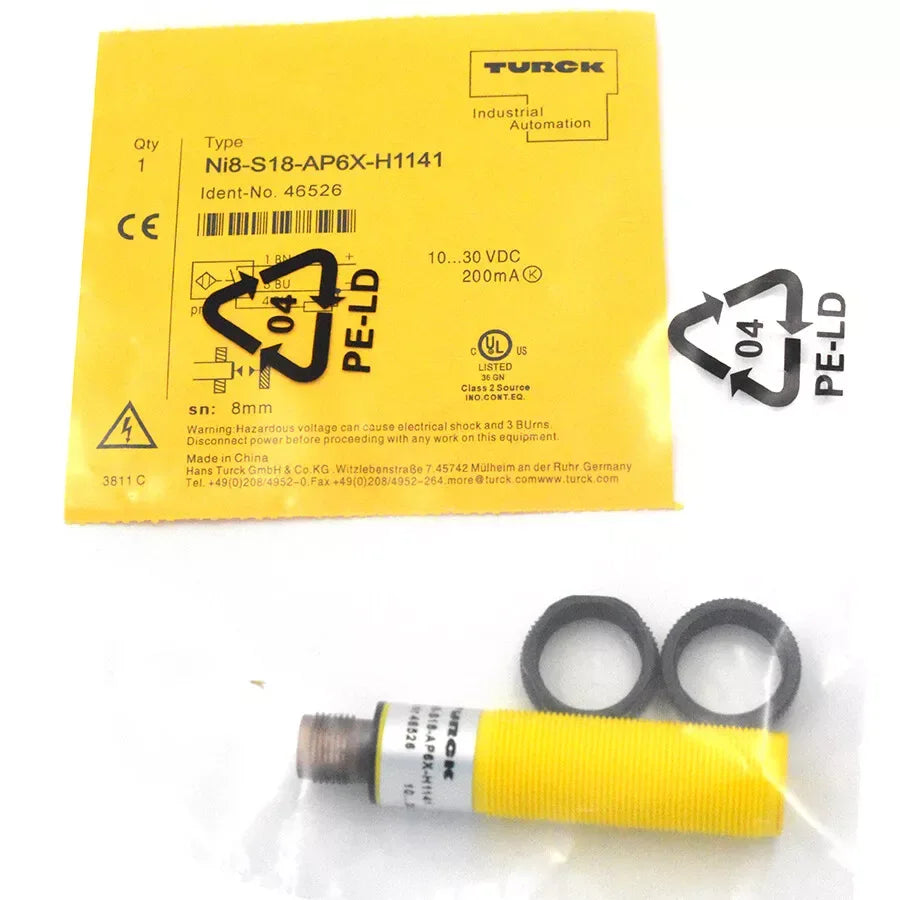 TURCK NI8-S18-AP6X-H1141 Inductive Proximity Sensor Switch - ZYYKZ Test Equipment