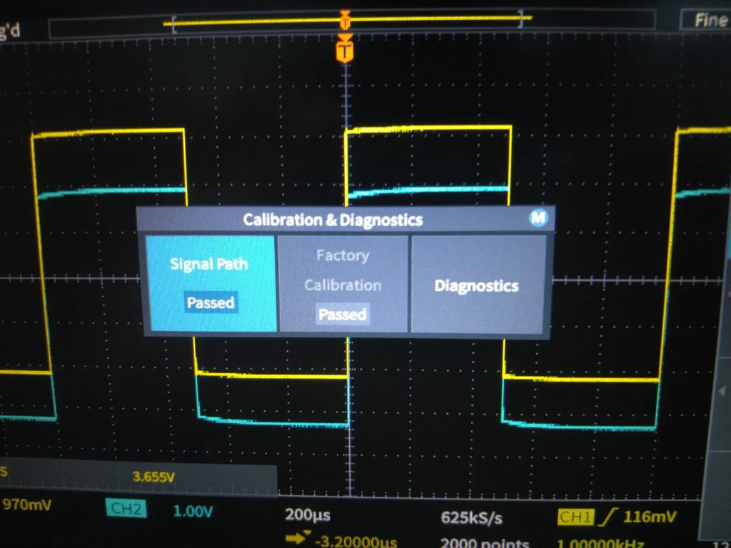Tektronix TBS1072C Digital Oscilloscope with Optional TPP0100 Probes - ZYYKZ Test Equipment