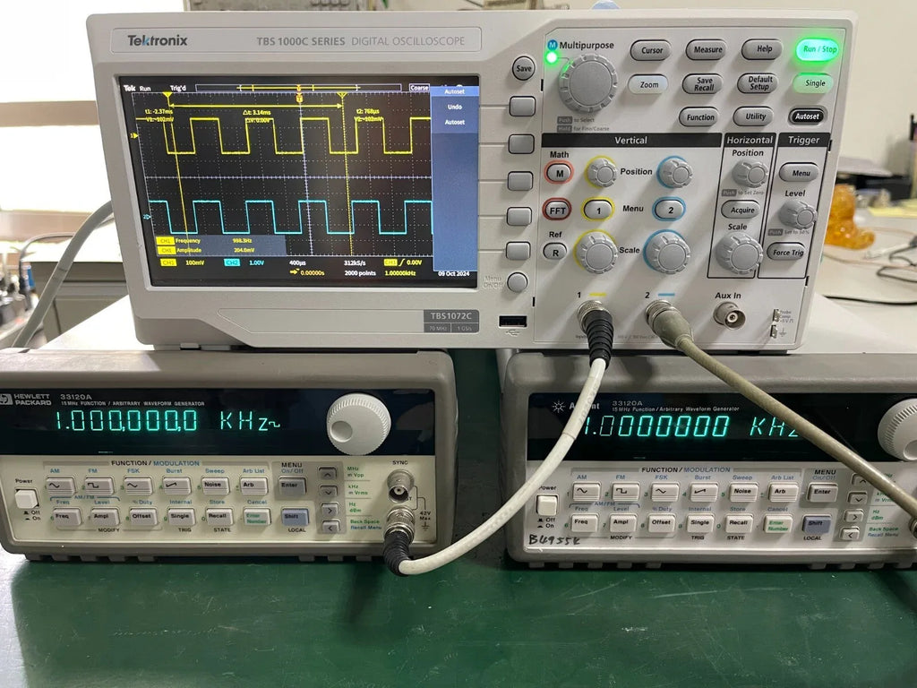 HP Agilent 33120A 15 MHz Function & Arbitrary Waveform Generator - ZYYKZ Test Equipment