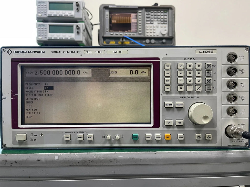 Rohde & Schwarz SME03 RF Signal Generator 5 kHz to 3 GHz - ZYYKZ Test Equipment