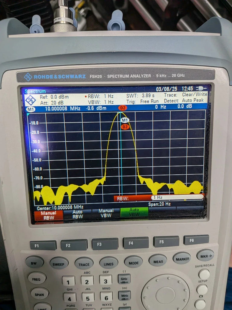 Rohde & Schwarz FSH20 K17 Handheld Spectrum Analyzer with Integrated Power Meter & Sensor - Calibrated - ZYYKZ Test Equipment