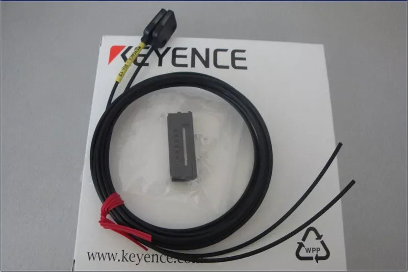 Keyence FU-12 Fiber Optic Sensor with Cable - High Precision Detection - ZYYKZ Test Equipment