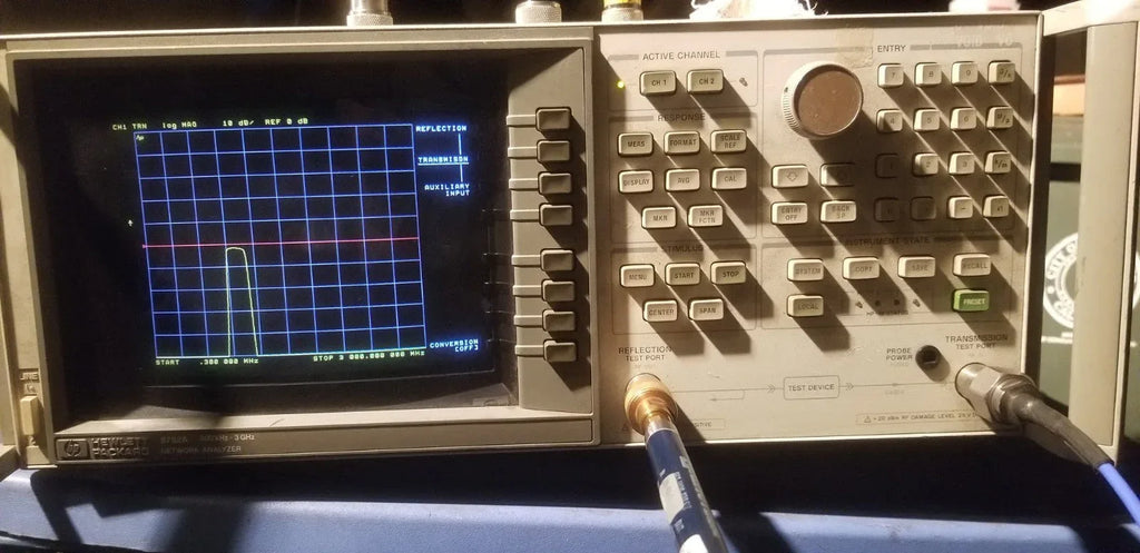 HP 8752A Vector Network Analyzer 3 GHz, 2-Port Precision RF Test Instrument - ZYYKZ Test Equipment