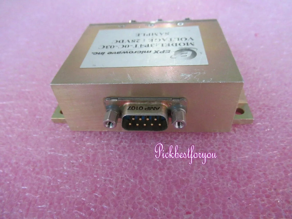 EPX 3P4T-0C-03C 28V DC-18GHz SP8T RF Microwave Coaxial Matrix Switch