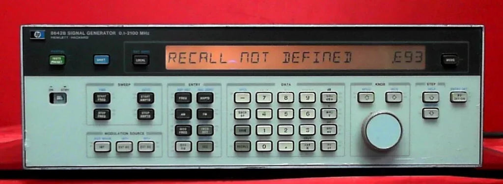 Agilent 8642B Synthesized Signal Generator 100 kHz to 2115 MHz - ZYYKZ Test Equipment
