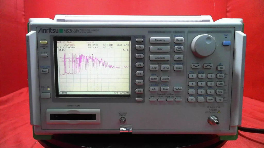 Anritsu MS2668C Spectrum Analyzer 9 kHz to 8 GHz - ZYYKZ Test Equipment