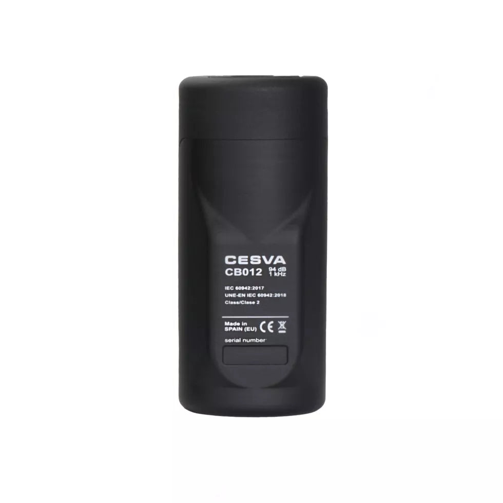 CESVA CB012 Acoustic Calibrator - Class 2 Sound Level Meter Dosimeter Calibrator