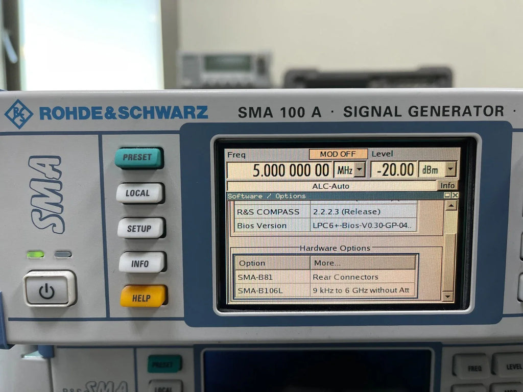 High-Precision Analog Signal Generator 9kHz to 6GHz - ZYYKZ Test Equipment