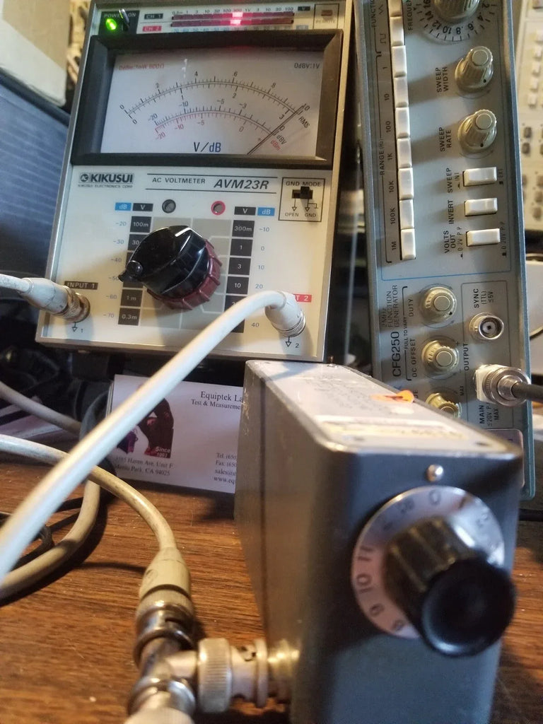 Kikusui AVM23R Wideband AC Voltmeter 10µV to 100V Range - ZYYKZ Test Equipment