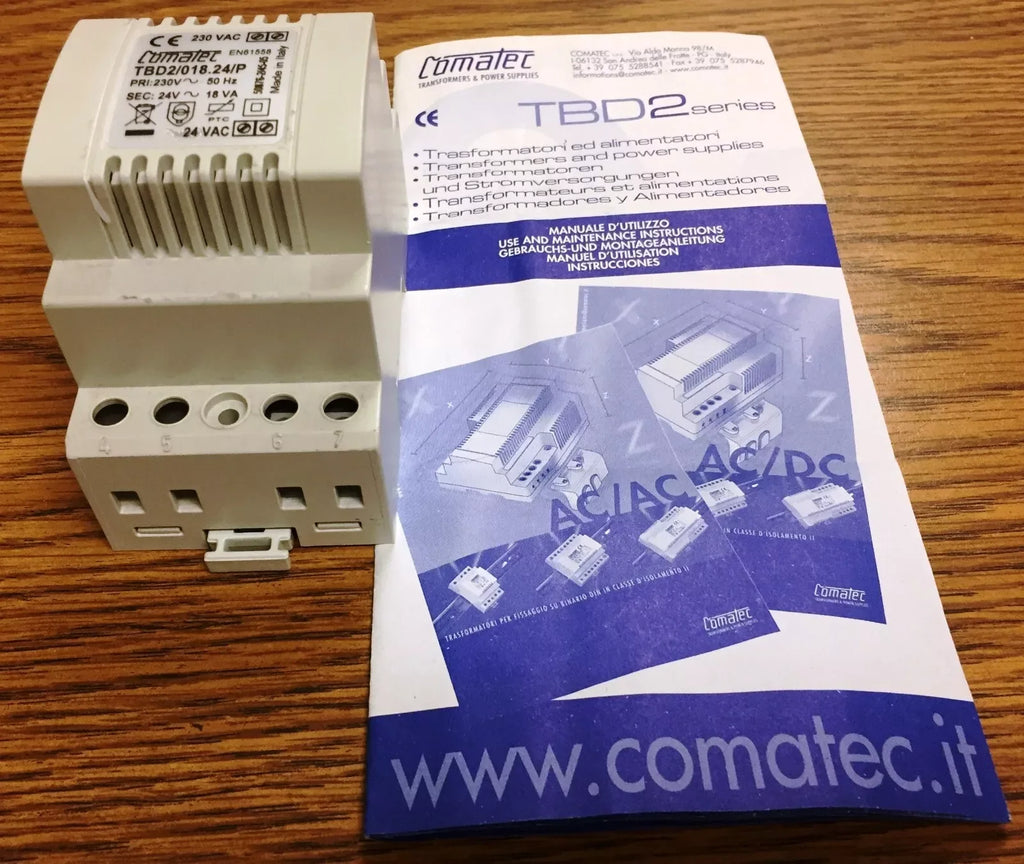 Comatec TBD2-018-24-P Industrial 24V 18W Power Supply - ZYYKZ Test Equipment