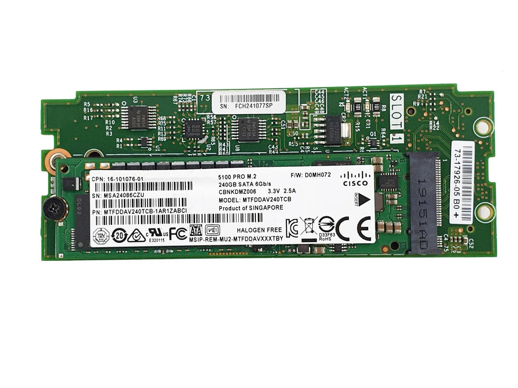 Cisco UCS-MSTOR-M2 Mini M.2 NVMe Storage Carrier Module - ZYYKZ Test Equipment