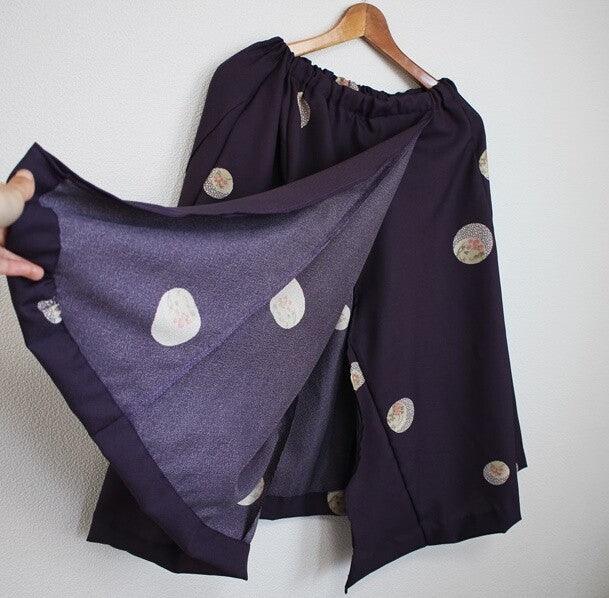 Handmade Kimono Remake Wrap-Around Skirt – Unique Vintage Style - ZYYKZ Test Equipment