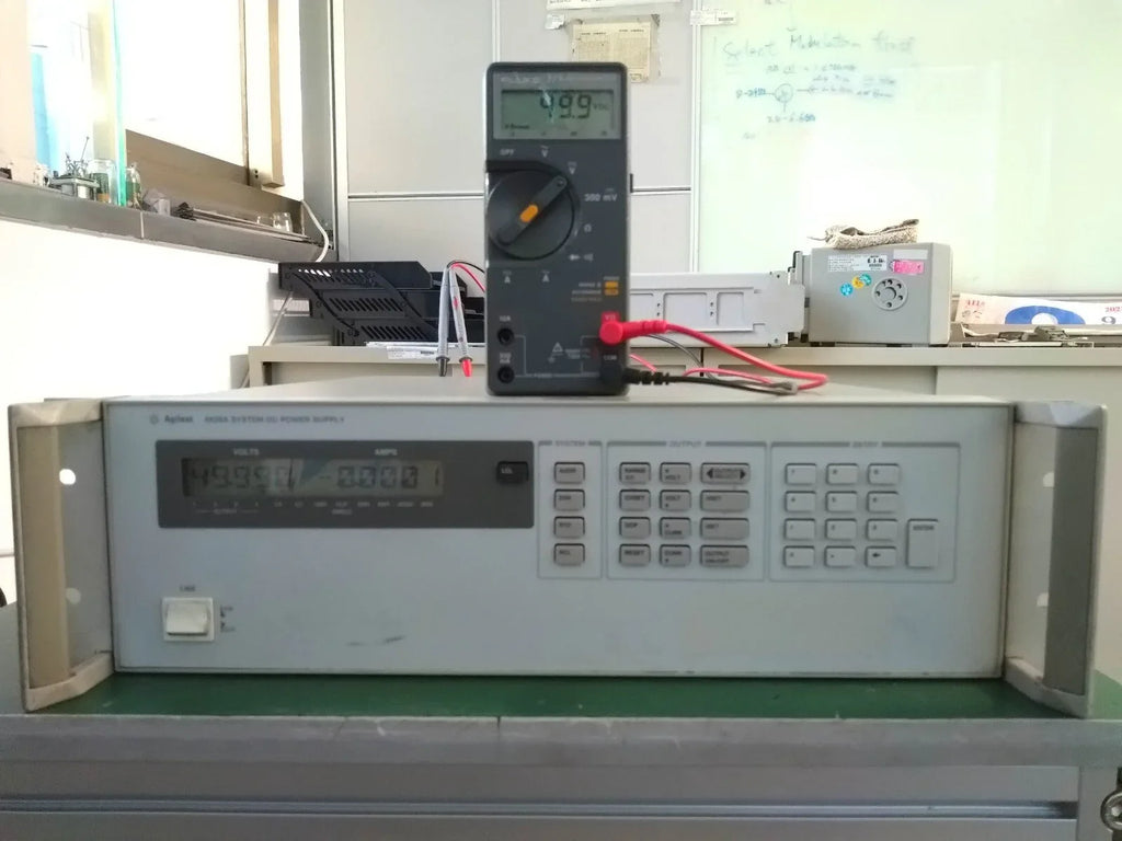 Agilent 6626A 4-Channel System DC Power Supply 0-50V 0-2A 100-240VAC - ZYYKZ Test Equipment