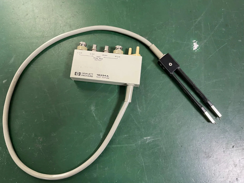 HP Agilent 16334A Bridge Test Fixture for Impedance Analyzer & LCR Components - ZYYKZ Test Equipment
