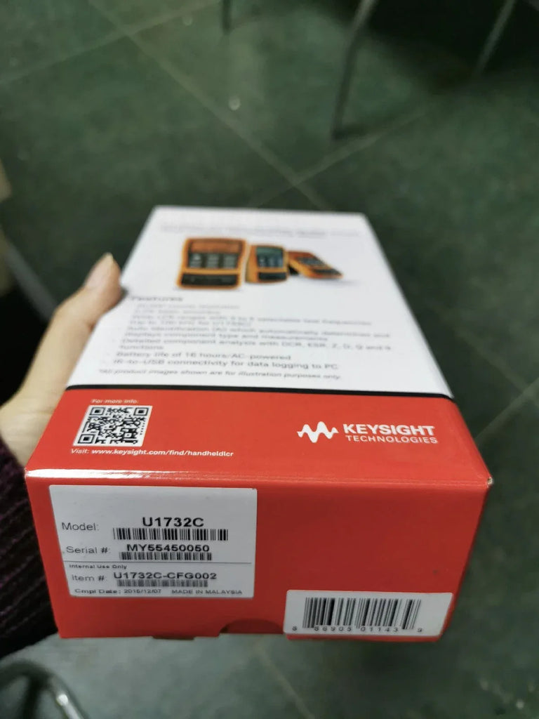 Keysight U1732C Handheld LCR Meter with Multi-Frequency Testing - ZYYKZ Test Equipment