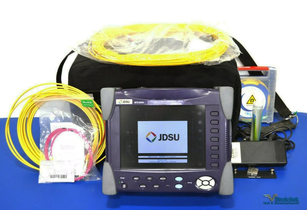 JDSU MTS-8000 Scalable Multitest Platform with Fiber OTDR HD and OTDR MM Modules