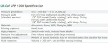 Load image into Gallery viewer, LR-Cal LPP 1000 Hydraulic Pressure Calibration Hand Pump - 14500 PSI / 1000 Bar