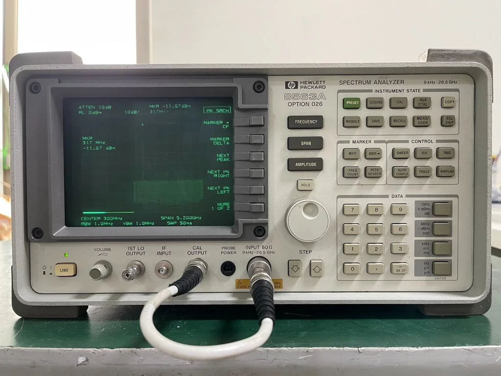 HP Agilent 8563A Spectrum Analyzer 9 kHz to 26.5 GHz - ZYYKZ Test Equipment