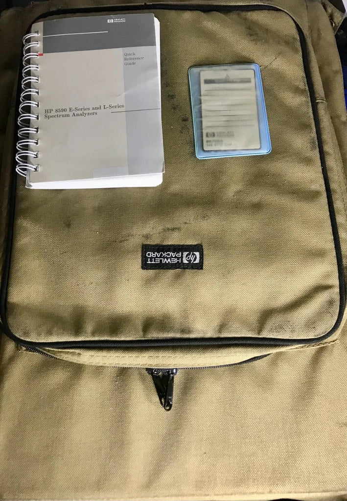 HP Agilent 8591E Portable Spectrum Analyzer with Option 1 - ZYYKZ Test Equipment