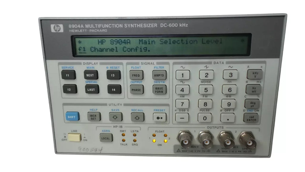 HP 8904A Multifunction Synthesizer DC to 600 kHz Signal Generator - ZYYKZ Test Equipment