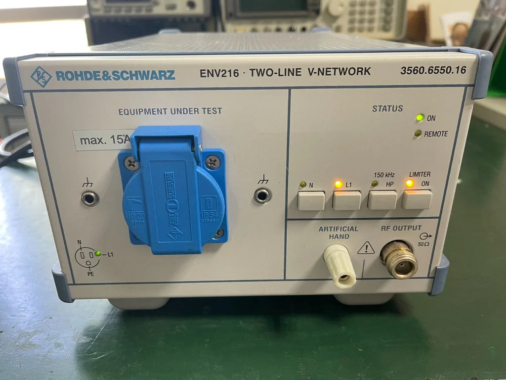 Rohde & Schwarz ENV216 Two-Line V-Network LISN for EMI Testing - ZYYKZ Test Equipment