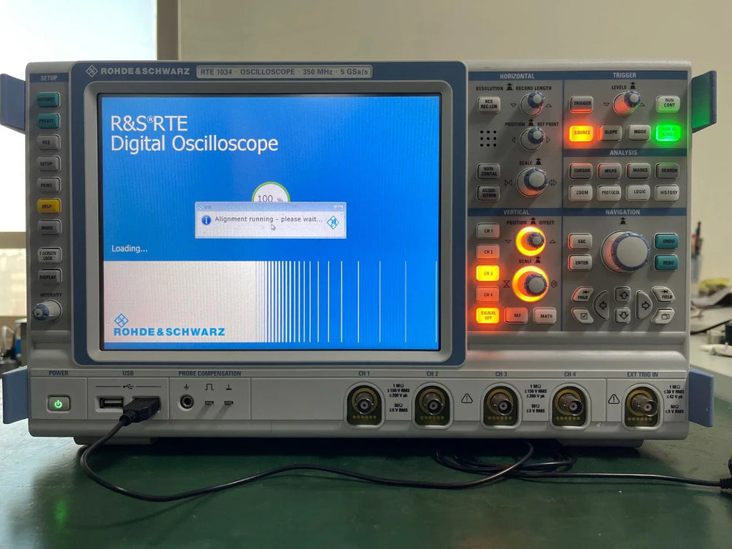 Rohde & Schwarz RTE 1034 4-Channel Oscilloscope - 350MHz Bandwidth, 5 GSa/s Sampling Rate - ZYYKZ Test Equipment