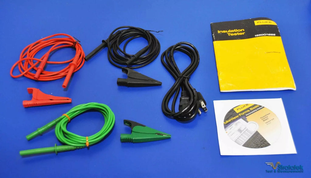 Fluke 1550C 5kV Insulation Tester MegOhmmeter with NIST Calibration