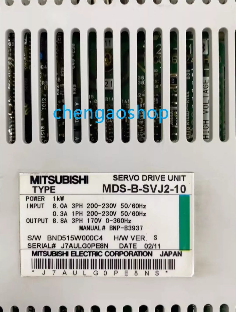 Mitsubishi MDS-B-SVJ2-10 Servo Drive - 100% Tested, Fast Shipping