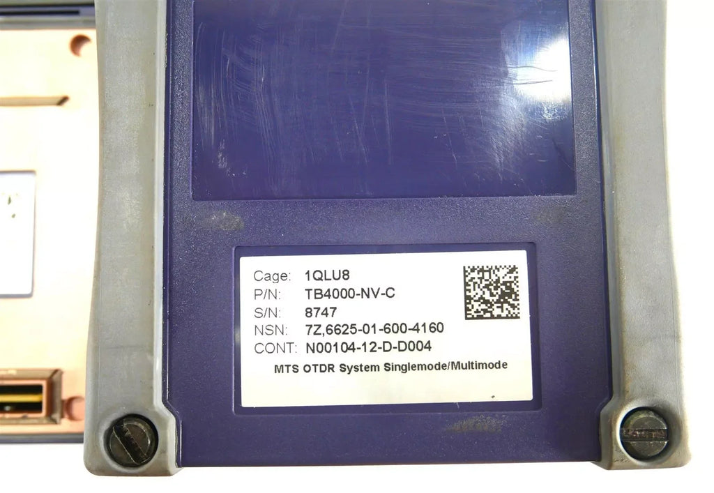 JDSU MTS T-BERD 4000 Fiber OTDR - High-Precision Fiber Optic Tester - ZYYKZ Test Equipment