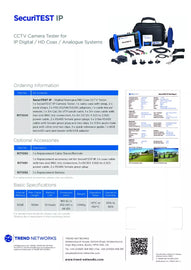 Trend Networks SecuriTEST IP Installation Tester for CCTV Systems