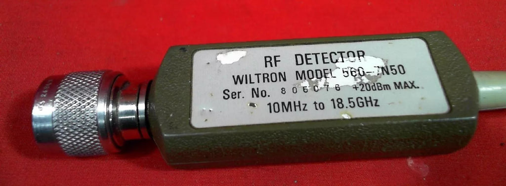 Wiltron 560-7N50 RF Detector - 10 MHz to 18 GHz