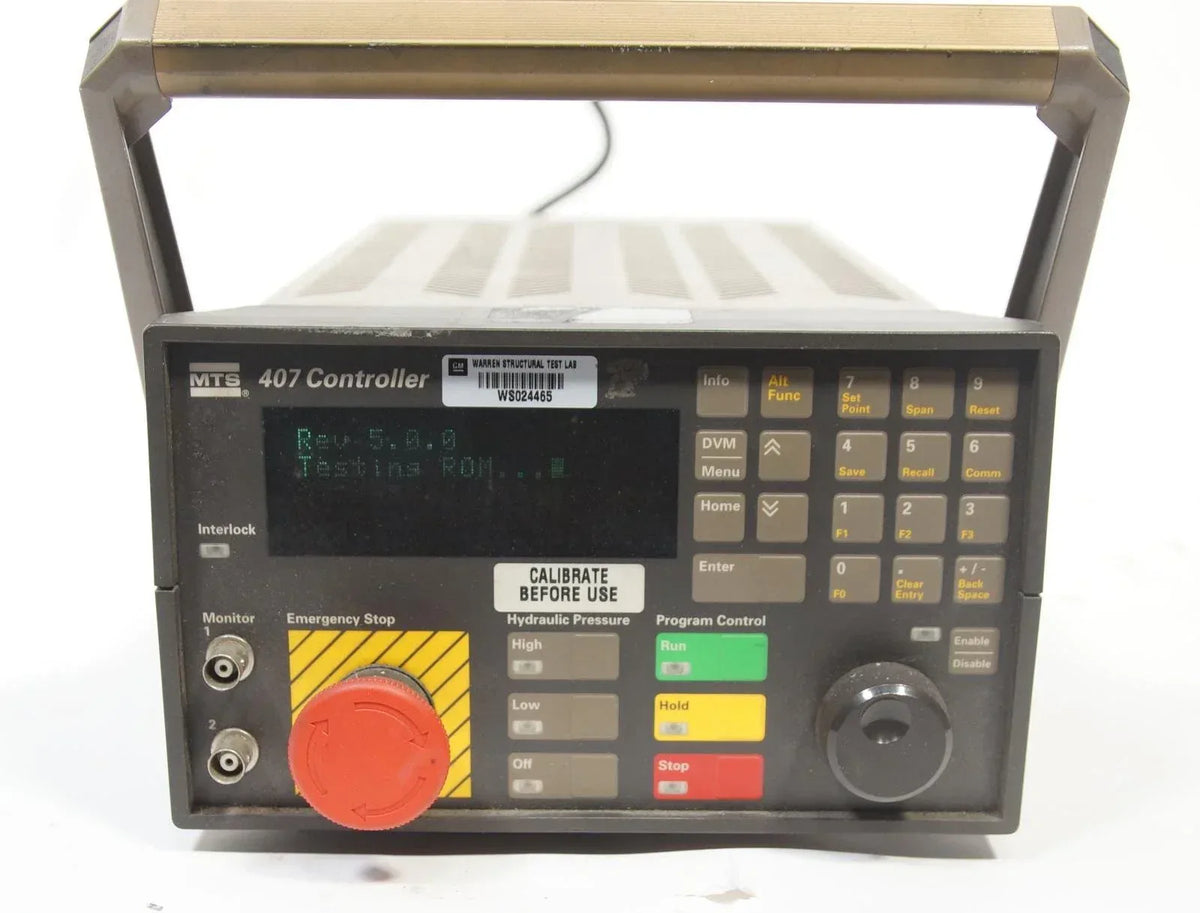 MTS 407 Digital PIDF Servo Hydraulic Controller – ZYYKZ Test Equipment