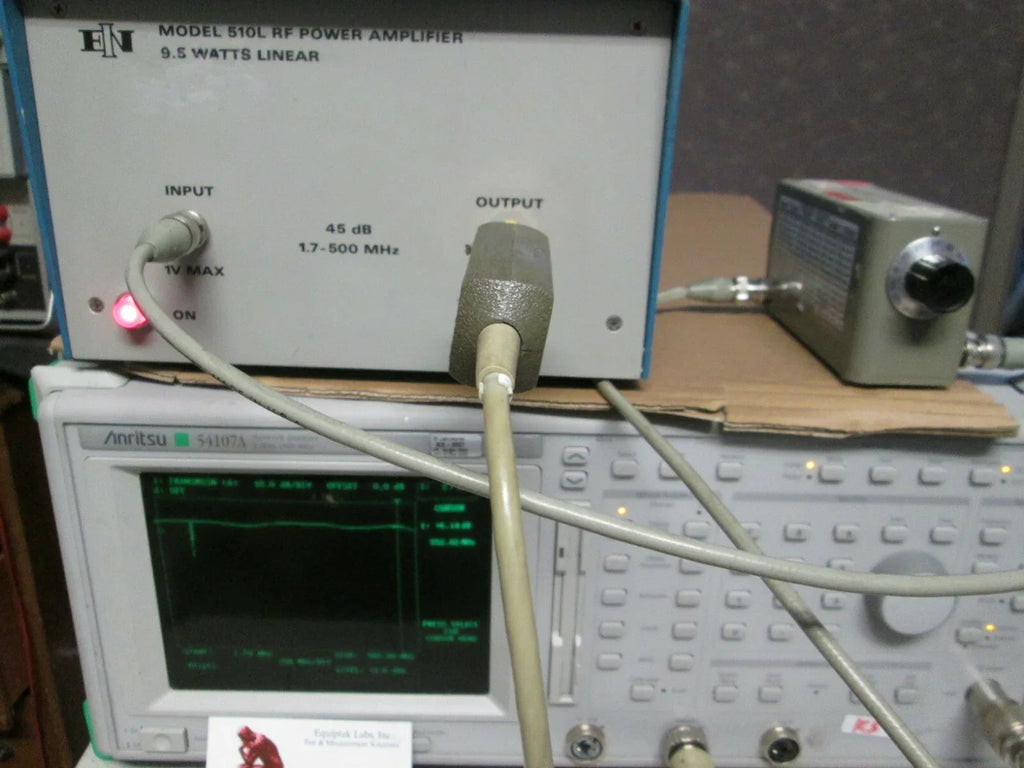 ENI 510L Wideband RF Power Amplifier 10 MHz - 510 MHz - ZYYKZ Test Equipment