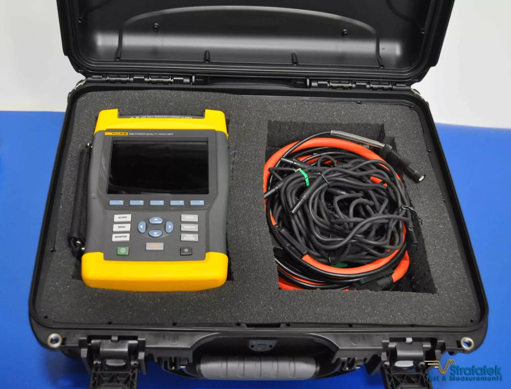 Fluke 435 Power Quality Analyzer with 3000A Flexi Current Probes - NIST Calibrated