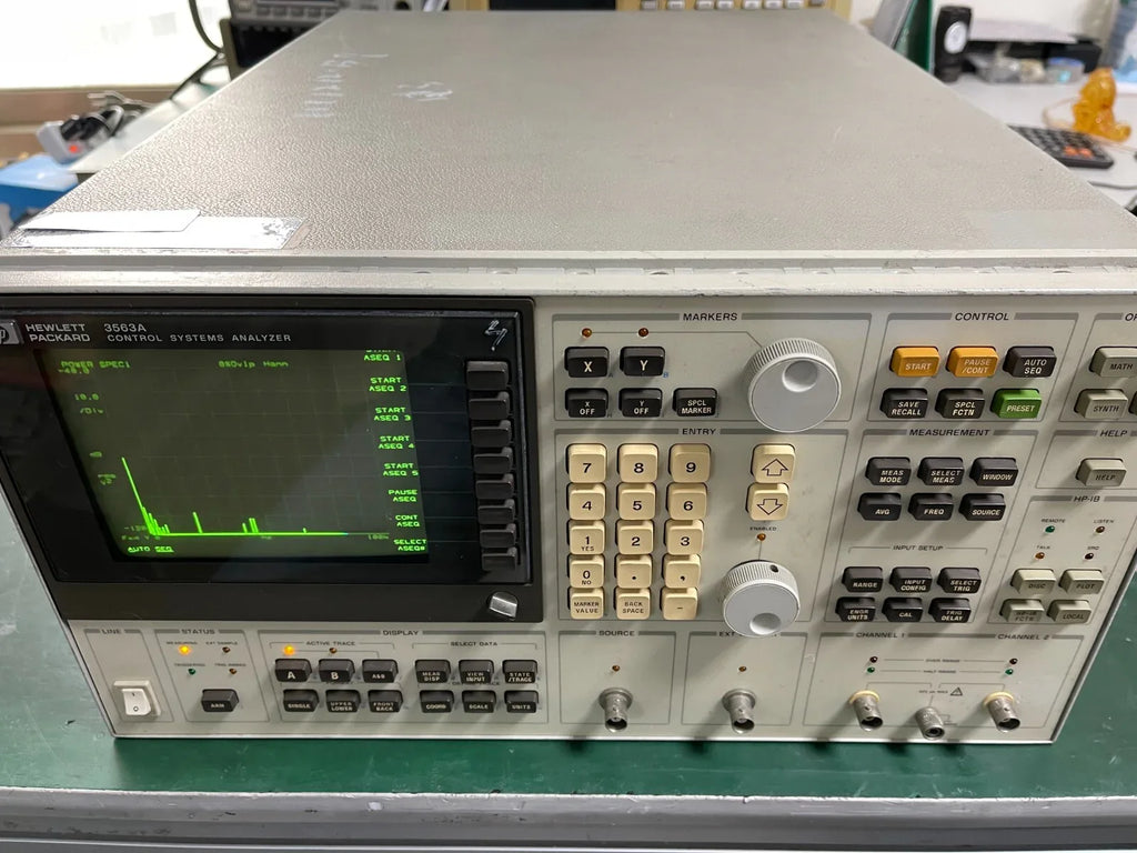HP 3563A Control System Analyzer with Model 3004A00154 - ZYYKZ Test Equipment