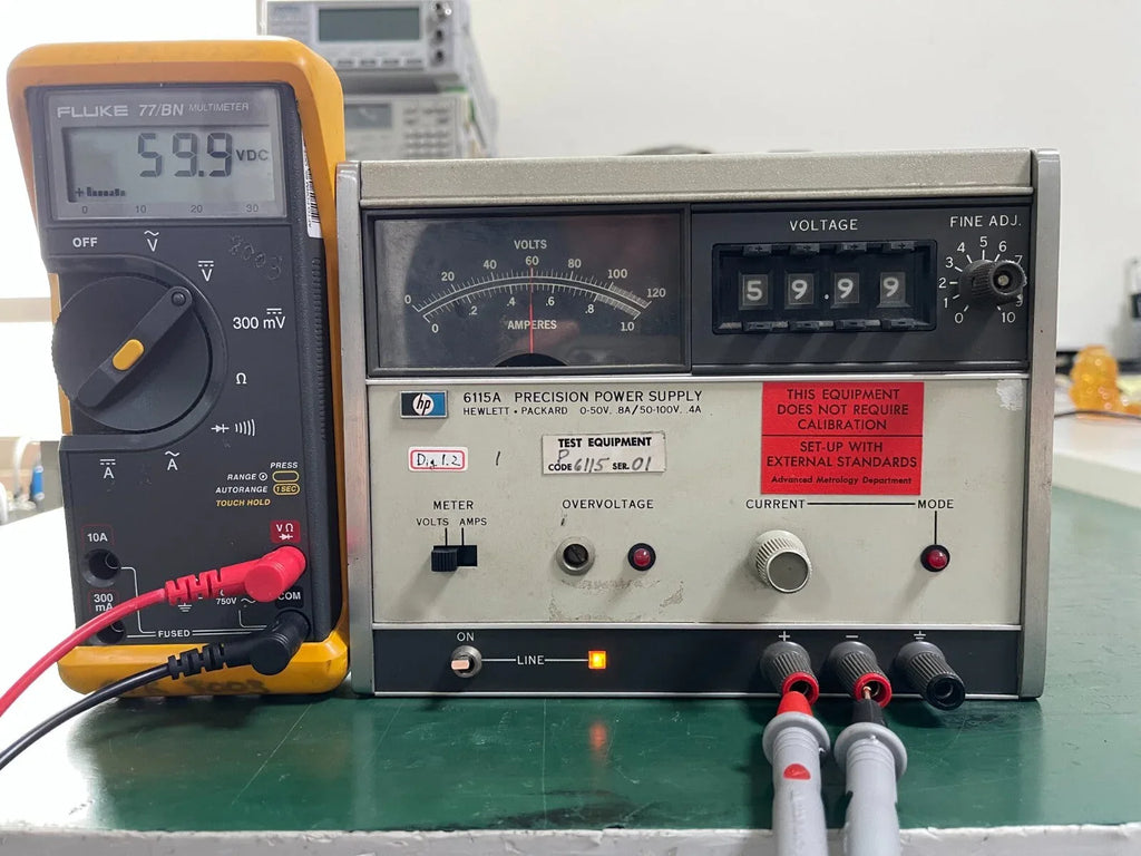 HP 6115A Precision Power Supply - 0-50V @ 0.8A, 50-100V @ 0.4A - ZYYKZ Test Equipment