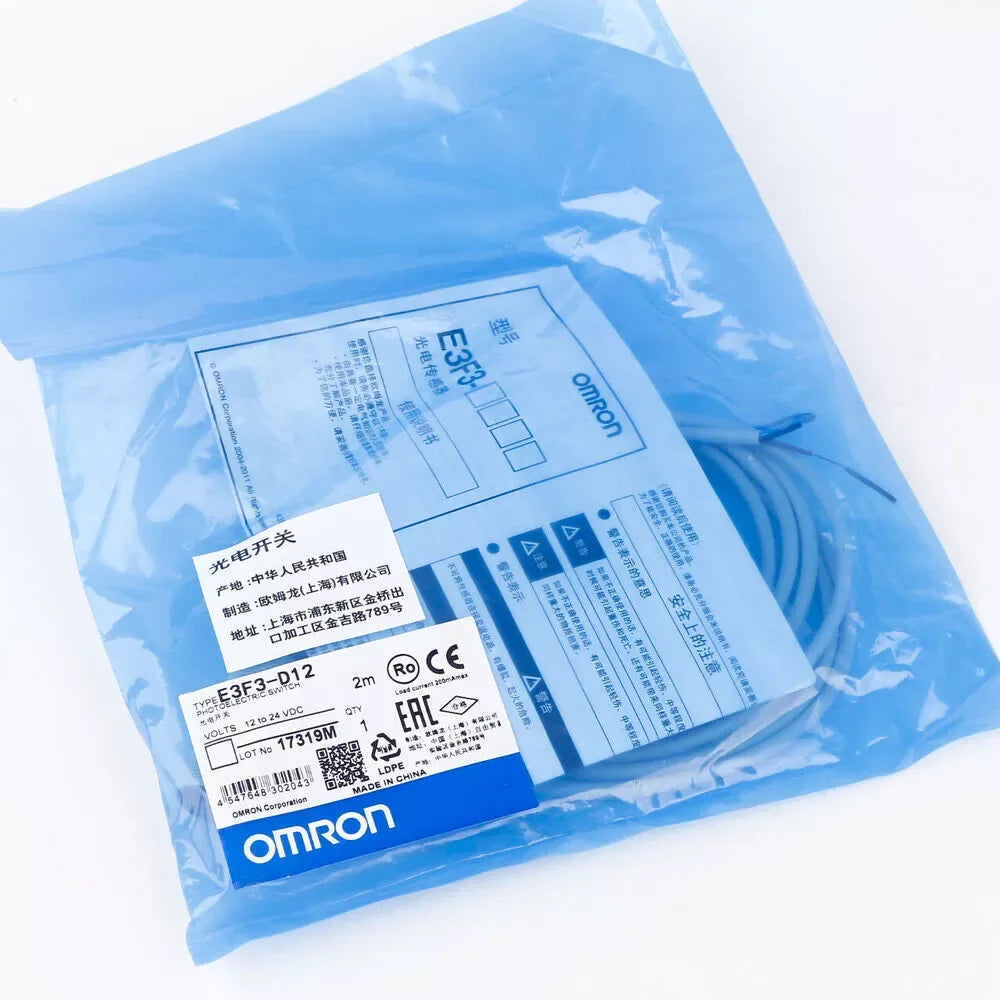 OMRON E3F3-D12 Photoelectric Sensor Switch 12-24VDC - ZYYKZ Test Equipment