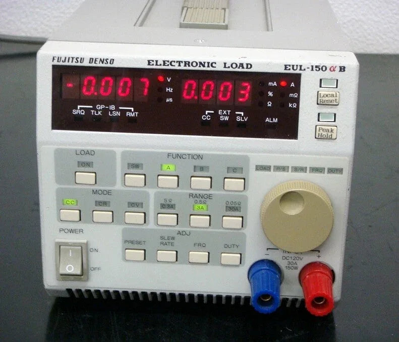 FUJITSU EUL-150alpha B Programmable DC Electronic Load 150W - ZYYKZ Test Equipment