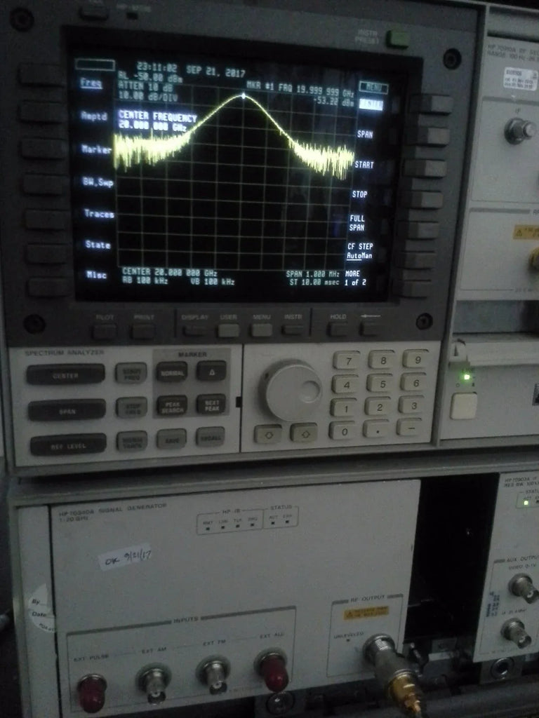 HP 70340A 20 GHz Synthesized RF Signal Generator - ZYYKZ Test Equipment
