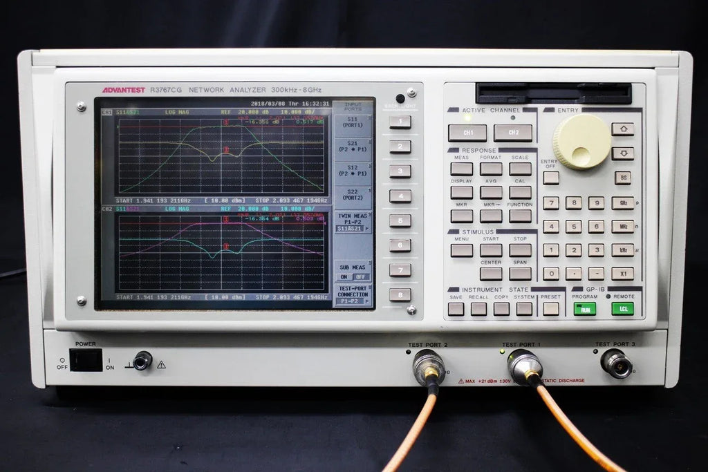 Advantest R3767CG/11 High-Precision Network Analyzer - ZYYKZ Test Equipment