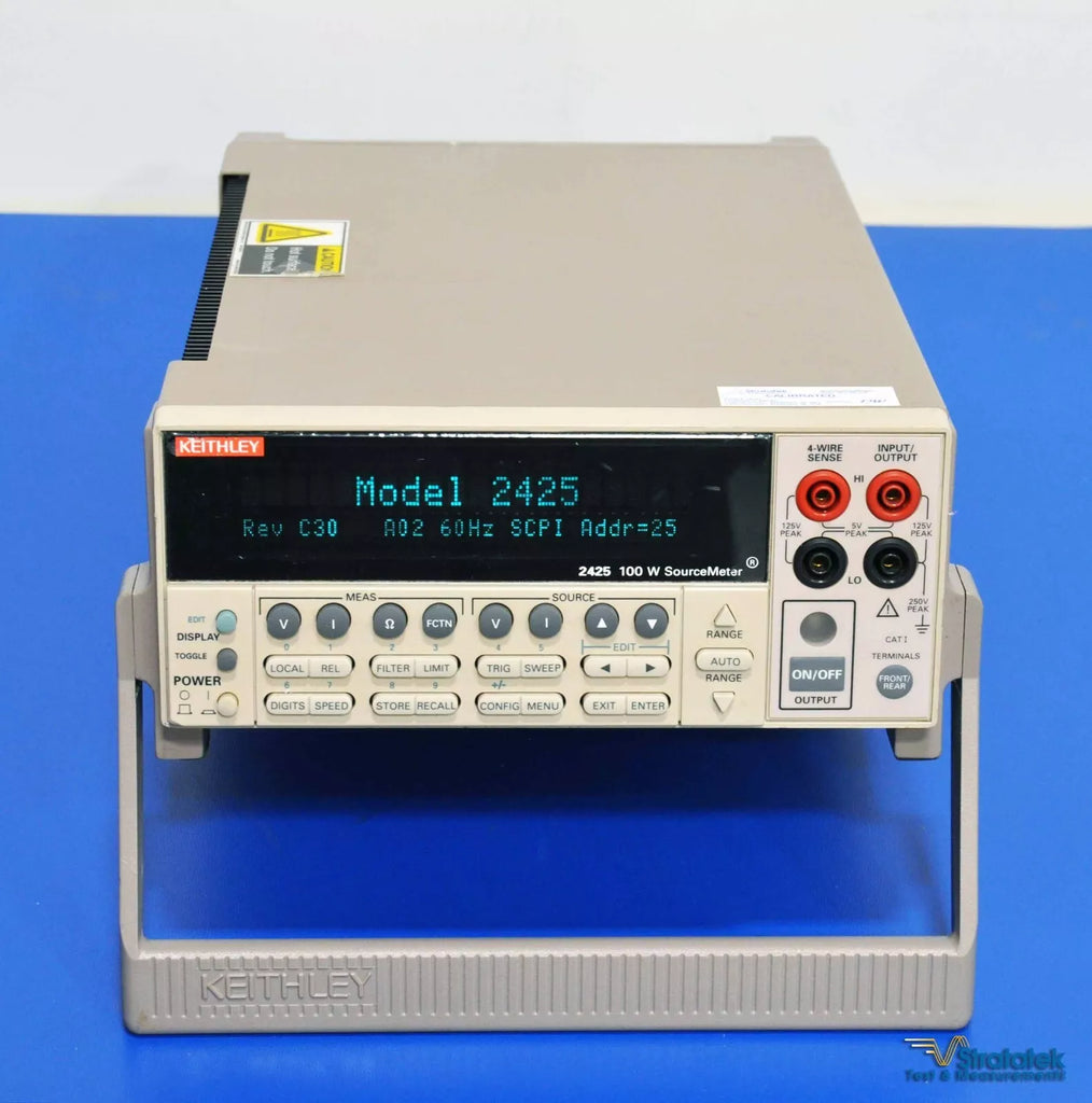 Keithley 2425 100W SourceMeter SMU - NIST Calibrated with 0.012% Accuracy