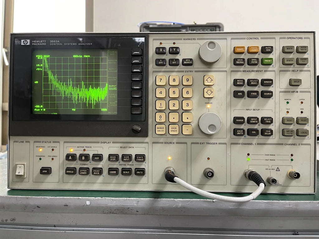HP 3563A Control System Analyzer with Model 3004A00154 - ZYYKZ Test Equipment