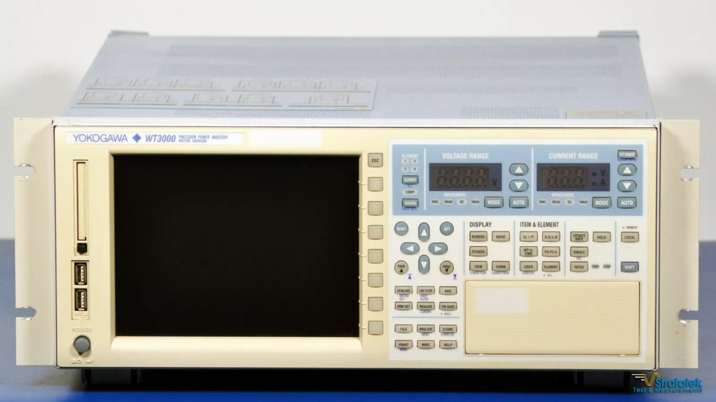 Yokogawa WT3000 Power Analyzer - Motor Version 760303-03-MV-D