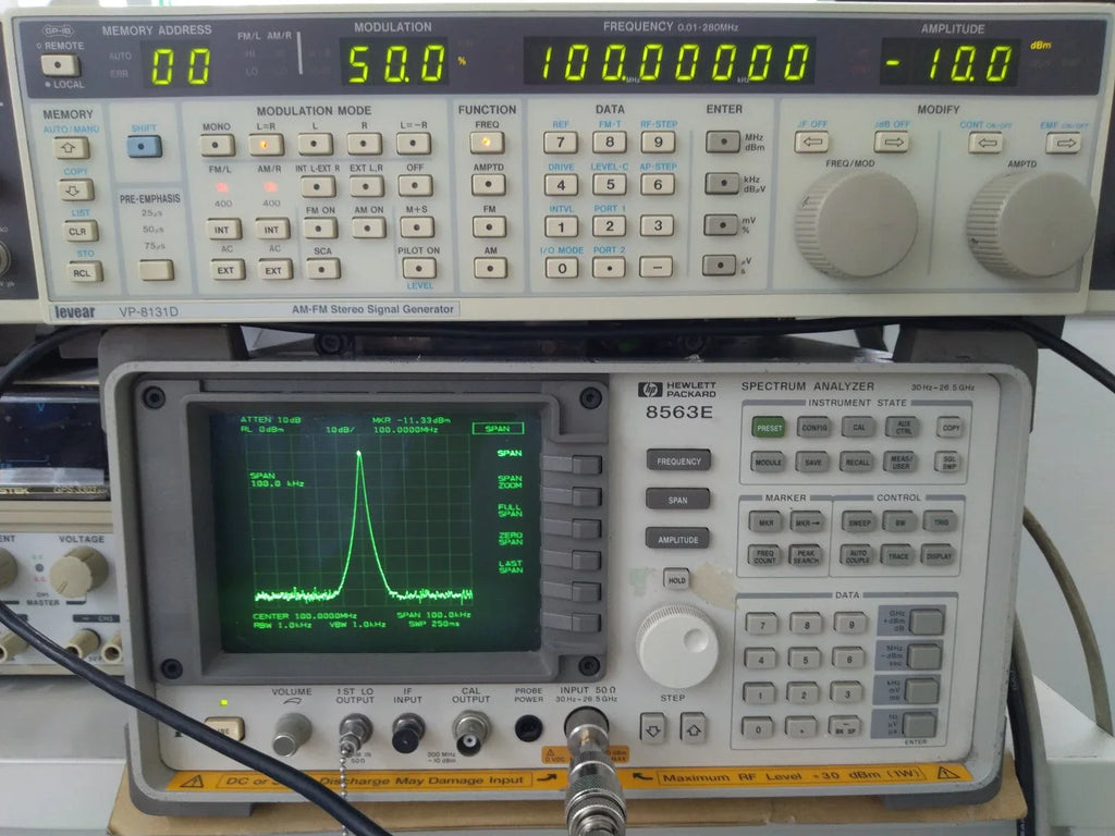 LEVEAR VP-8131D Amplitude Modulation Signal Generator 10 kHz–280 MHz - ZYYKZ Test Equipment