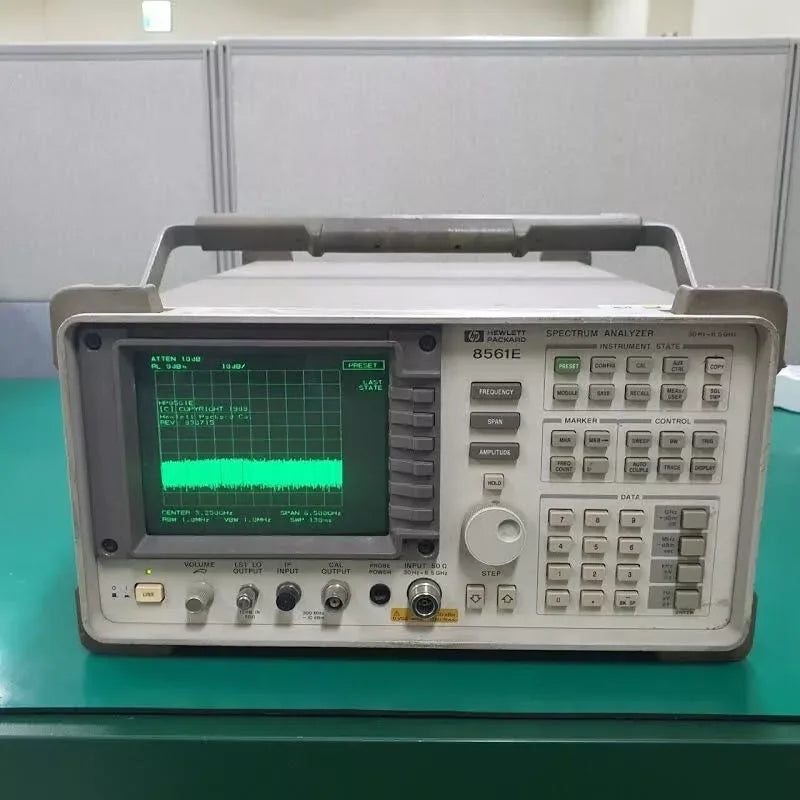 HP Agilent 8561E Spectrum Analyzer 20 Hz to 6.5 GHz with Fast Zero Span Sweeps (Opt 7) - ZYYKZ Test Equipment
