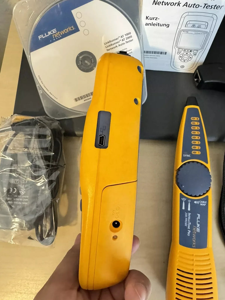 Fluke Networks LinkRunner AT-2000 LRAT-2000 Auto Network Tester with IntelliTone Probe - ZYYKZ Test Equipment