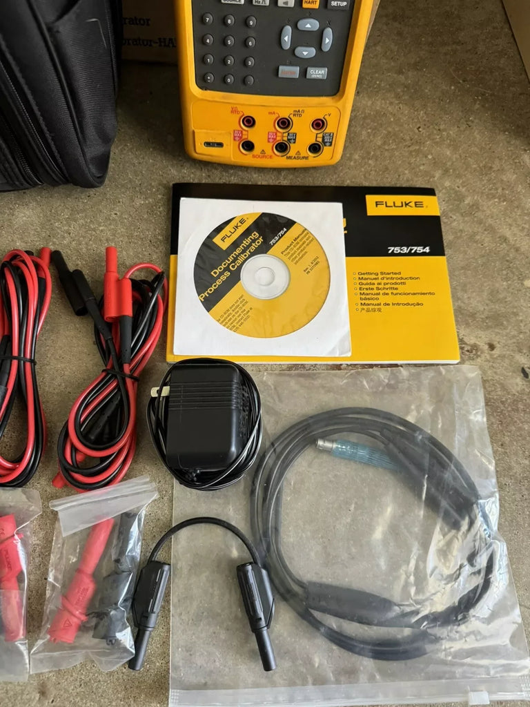 Fluke 754 Documenting Process Calibrator with HART Communication Interface - ZYYKZ Test Equipment