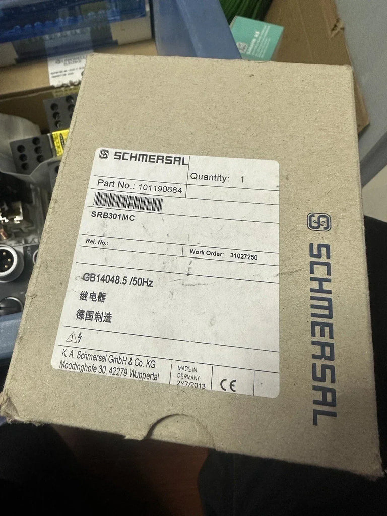 Schmersal SRB301MC-24V Safety Relay with Overvoltage Protection - ZYYKZ Test Equipment