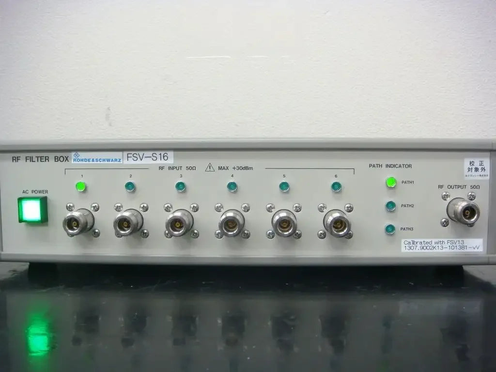 FSV-S16 High-Performance RF Filter Box for Signal Testing - ZYYKZ Test Equipment